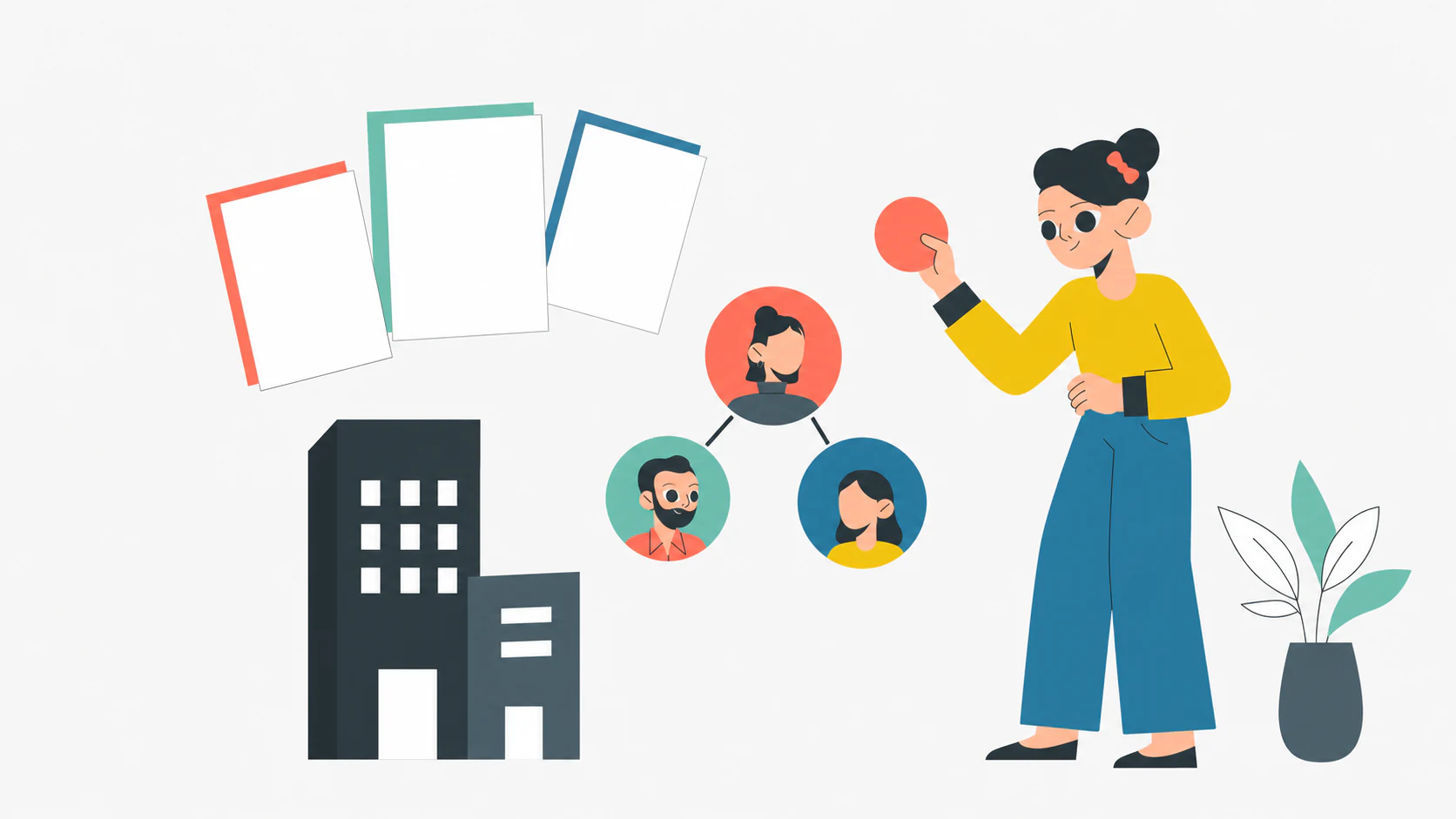 Un candidat organise offres, contacts professionnels et entreprises cibles